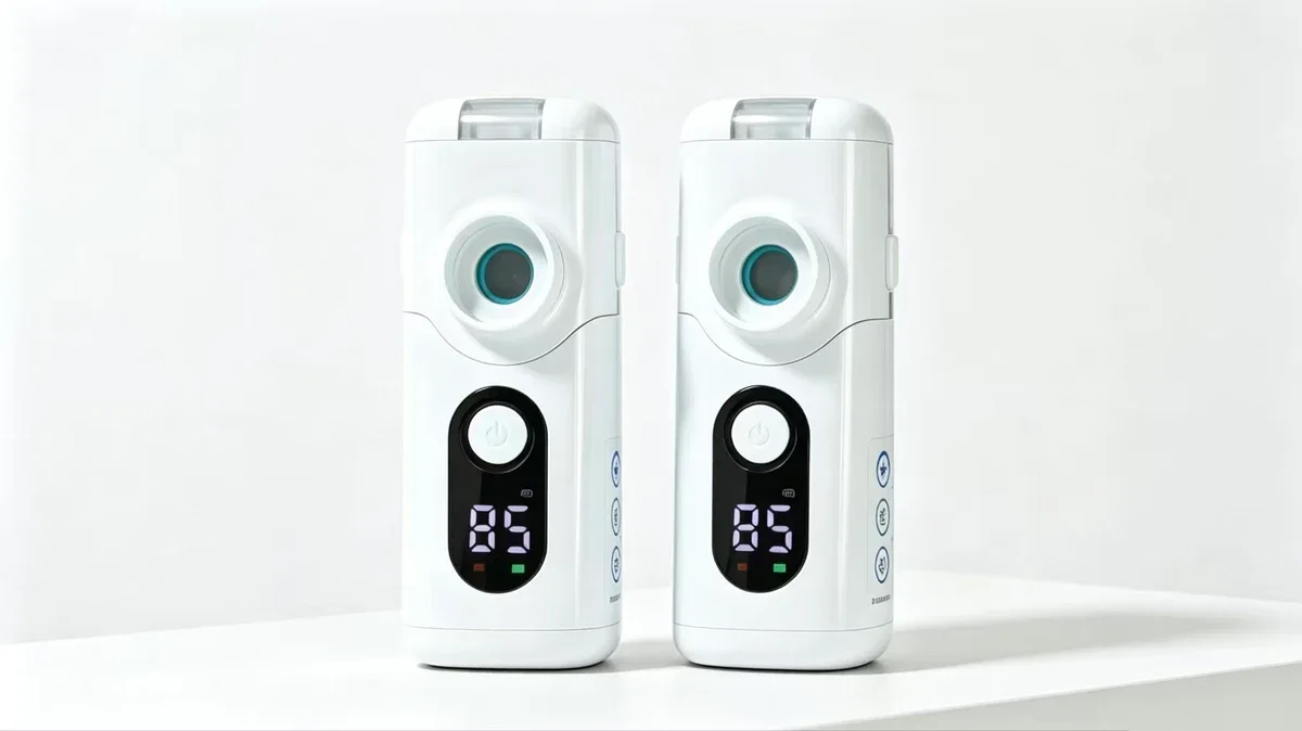 White medical nebulizers